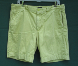 J. Crew Stanton Size 35 Garment Dye Mens Cotton Twill Sturdy Canvas Chino Shorts - £13.41 GBP