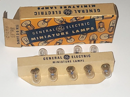 Box of 10 GE No. 46 General Electric GE46 6-8V .25A Miniature Lamps Ligh... - $418.64 MXN