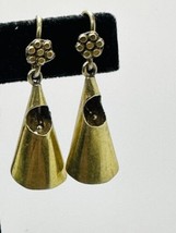 vintage sterling silver gold tone earrings  - £41.33 GBP