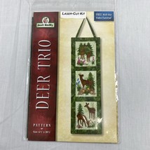 Jeri Kelly Deer Trio Pattern Quilting - £7.85 GBP