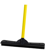 Original Pet Hair Rubber Broom with Squeegee, with 58&quot; Telescopic Handle... - $29.31
