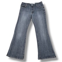 Gap Jeans Size 8A W30&quot;L28&quot; Womens Gap Flare Stretch Jeans Gray Denim Pants Faded - £27.29 GBP
