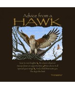 T-shirt Hawk NWT Advice From Bird Cotton Unisex S M Brown New Prey - £17.55 GBP