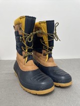 Lands End Men&#39;s 420469 Lace Up Lined Waterproof Boots Size 11D Eg Jd - £15.85 GBP