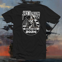 Captain Jack for Pirate King 2024 COTTON T-SHIRT Political Satire Vote P... - £14.22 GBP+