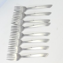 Wallace Ballet Salad Forks 6 1/8&quot; Stainless Lot of 8 - $39.19