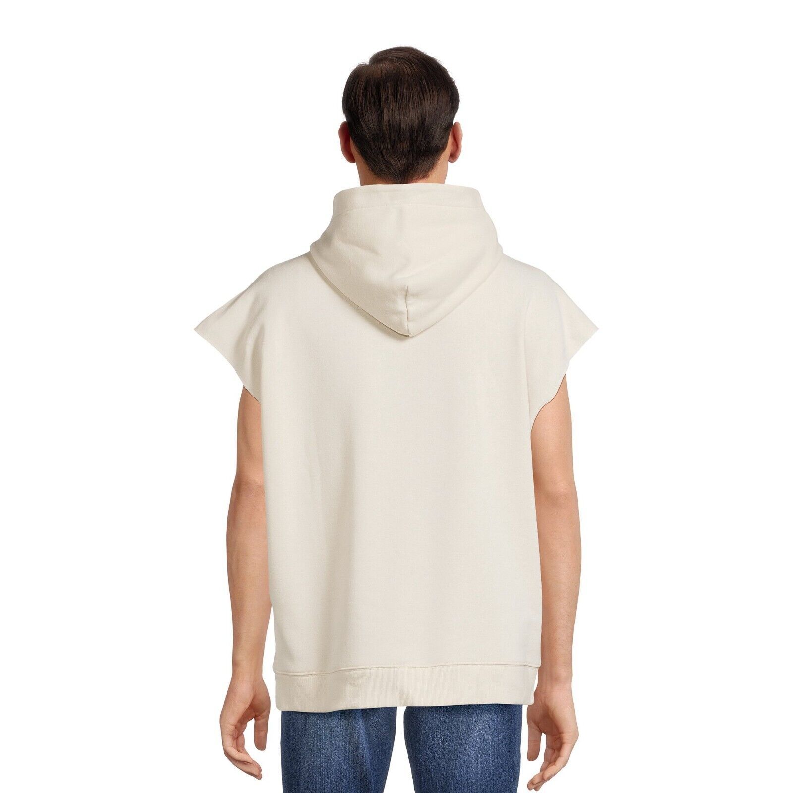 No Boundaries Men's Sleeveless Hoodie Sweatshirt, Light Birch Size M(38-40) Item image 5