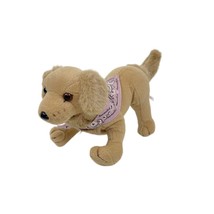 American Girl Kailey Pet Dog Sandy Golden Retriever Bandanna Posable Plush Doll - $12.61