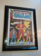 Captain Marvel Poster #1 FRAMED Mary and Jr. Shazam! #3 (1973) C. C. Bec... - $74.99