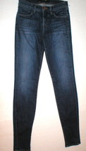 New Designer J Brand Womens Jeans Skinny Distressed 24 Designer Soft USA Dark  - £62.63 GBP