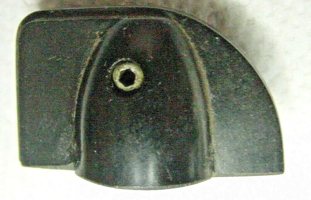 1 Large Style Vintage Black Bakelite Chicken Beak Pointer Knobs 1/4&quot;Sft ... - $6.22