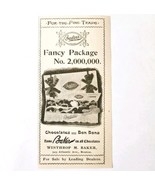 Baker&#39;s Chocolate Bonbons 1897 Advertisement Victorian Candy Boston ADBN1A4 - $19.99