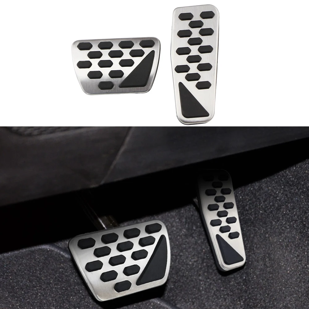 2pcs Non-Slip Foot Pedal Pads for Jeep Wrangler JL 2018 2019 2020 2021 2022 - $18.02