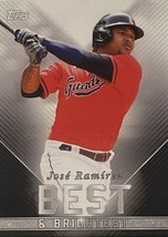 Jose Ramirez 2022 Topps X Wander Franco Curated Best &amp; Brightest #21 Guardians - £6.96 GBP