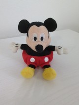 Disney Store Vintage Mickey Mouse 4&quot; Beanbag Plush - Classic Collectible - £7.86 GBP