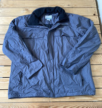 Columbia men’s full zip jacket size XL grey - £19.58 GBP