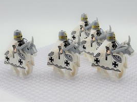 Mounted Teutonic Knights The Crusader Army 10pcs Minifigures Building Toy - £17.67 GBP