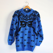 Vintage Bow Sweater Large - £36.57 GBP