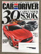 Car and Driver Magazine July 2014 Cars Under $30K Porsche Targa Morgan T... - $3.97