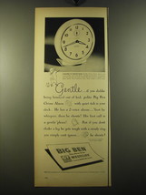1950 Westclox Big Ben Chime Alarm Clock Ad - Gentle - £14.78 GBP