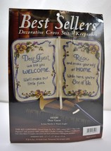 Dear Guest We Bid You Welcome Decorative Keepsake Counted Cross Stitch Kit - JCA - $9.45