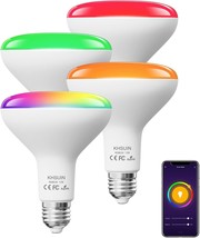 Bright Smart Light Bulbs 13W 100W Equivalent 1300 Lumens 2700K-6500K, 4 ... - $69.92