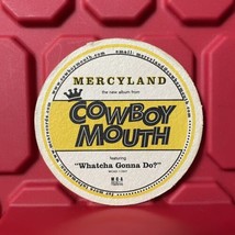 Cowboy Mouth Mercyland Promotional Album Release Drink Coaster Vintage 1998 - $13.49