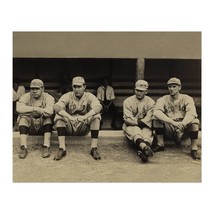 1915 Babe Ruth Ernie Shore Rube Foster &amp; Del Gainer Photo Print Poster Wall Art - £13.31 GBP+