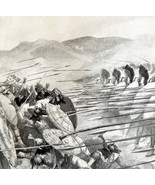 Plataea Expulsion Of Persians From Greece 1913 Plate Print 2 Page Histor... - €34,23 EUR