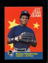 1986 FLEER ALL STARS #7 RICKEY HENDERSON NMMT YANKEES HOF - $5.39