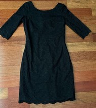 Banana Republic Dress Black Lace Shift  3/4 Sleeve Size 0 NWT Cocktail P... - $14.84