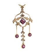 Authenticity Guarantee

10k Yellow Gold Lavaliere with Seed Pearls and P... - $11,224.49 MXN