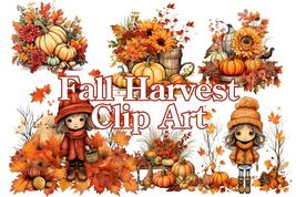 Fall Harvest Clip Art Collection 7 - £4.42 GBP