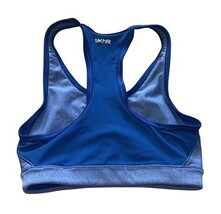 Adidas Techfit Sports Bra Womens Medium Blue Racerback Athletic Workout image 4