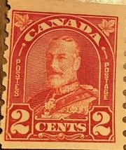 CANADA STAMP GEORGE V 2 CENTS RED - £4.06 GBP