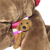 Vtg Gottschalk Plush Chocolate Lab Dog Puppy Nutmeg 100TH Anniversary 20... - $15.96