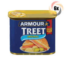 6x Cans Armour Star Treet Original Luncheon Loaf Meat Baked Ham Taste | ... - $33.49