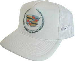 Cadillac Trucker Hat Mesh Cap Snapback Hat Adjustable Vintage - £19.75 GBP