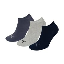 Puma Sportive Sneaker Sock (3 Pair Pack) Nightshadow Blue, UK 6-8  - $27.00