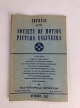 SMPE Journal Of The Society Of Motion Picture Engineers October 1947 VOL... - $12.86