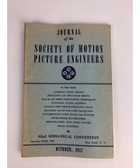 SMPE Journal Of The Society Of Motion Picture Engineers October 1947 VOL... - $17.58 CAD