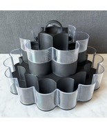 Pampered Chef Turn About Rotating Spice Rack 21 Slot Carousel Lazy Susan - $51.87 CAD