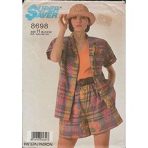 Simplicity Super Saver 8698 Misses Camp Shirt &amp; Shorts Pattern Choose Size Uncut - £8.98 GBP