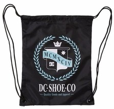 DC Shoes Co Laurel Crest Simpski Black/Pool Cinch Gym Bag backpack - $153.70 MXN