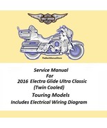 2016 Harley Davidson Ultra Classic(Twin Cooled)Touring Models Service Ma... - $28.95