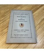 54th Annual Minutes United Daughters of the Confederary NC Division 1950 KG - €21,25 EUR