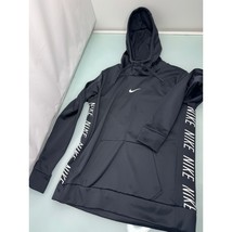 Nike Dri Fit Therma Training Hoodie Women&#39;s Black Hooded Pullover Medium M - £19.45 GBP