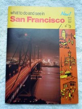 Vintage What To Do And See In San Francisco Guide With City Map 1972 - £7.08 GBP