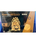 ROKR Pendulum Clock Mechanical Gears 3D Wooden Puzzle 166 Pc New Sealed ... - $47.37 CAD