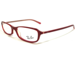 Ray-Ban Petite Eyeglasses Frames RB5064 2184 Burgundy Red Clear Pink 50-... - £51.58 GBP